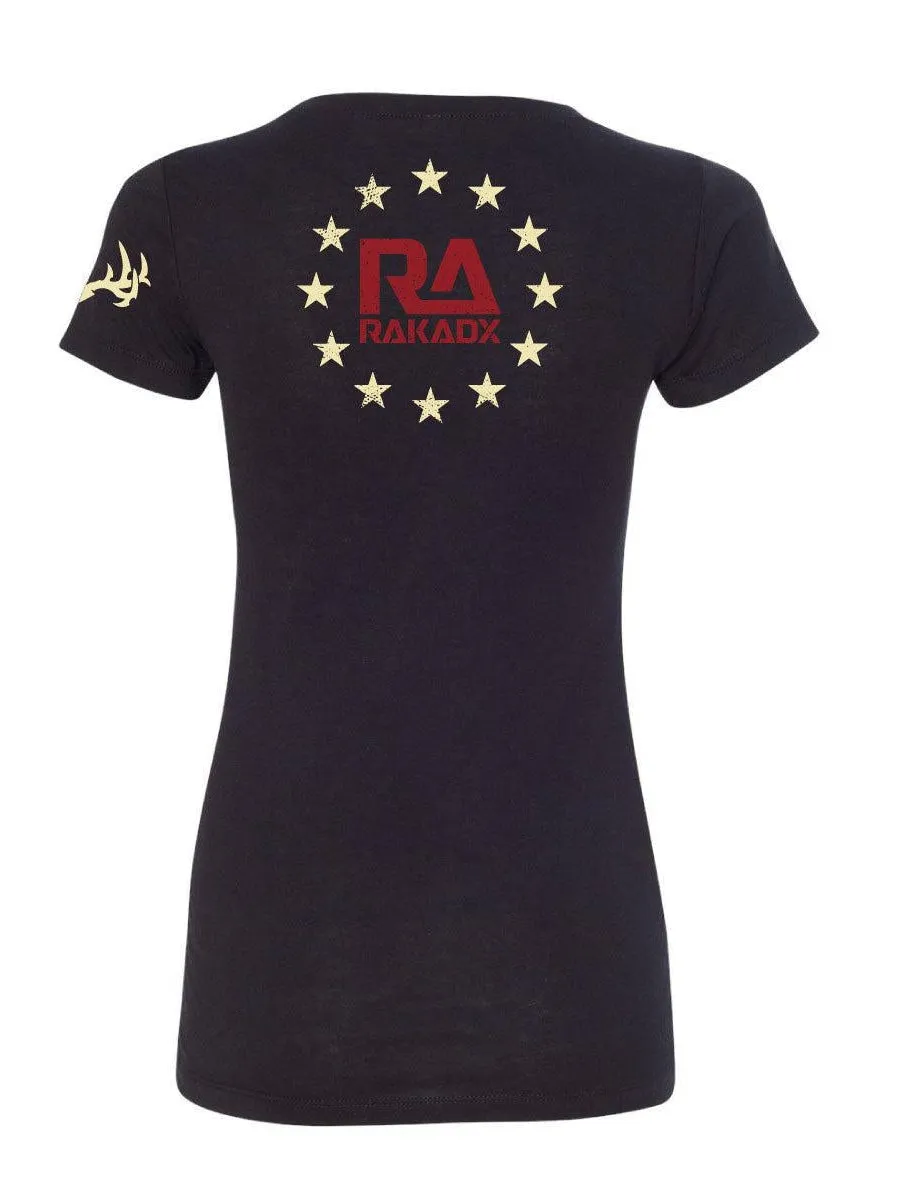 Womens Patriot Rak Buck Tee - Clearance