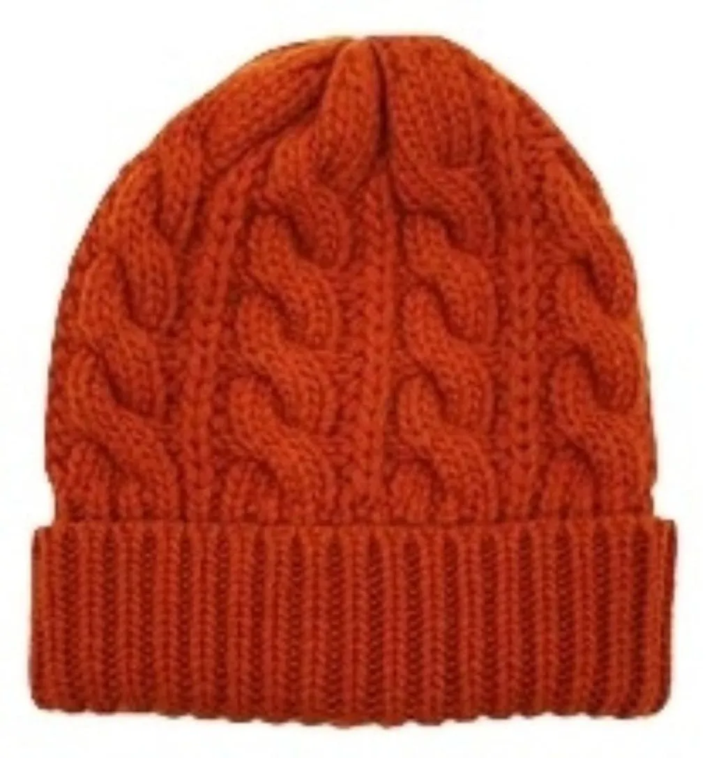 Wool Cable Beanie