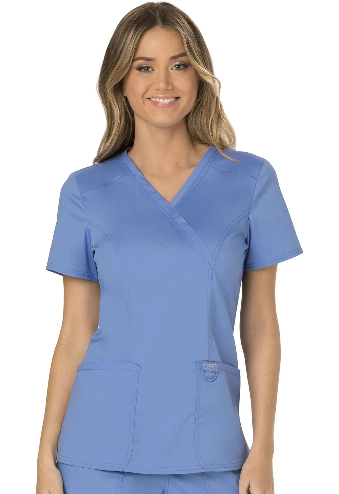 WW Revolution Mock Wrap Womens Scrub Top WW610