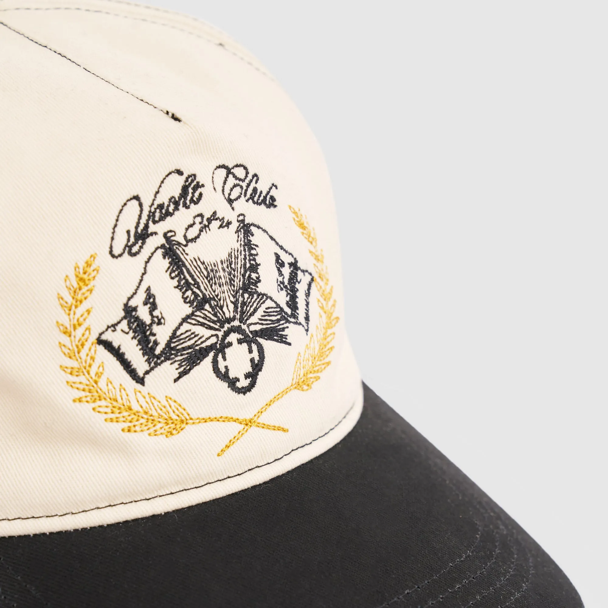 Yacht Club Hat (Cream/Black)